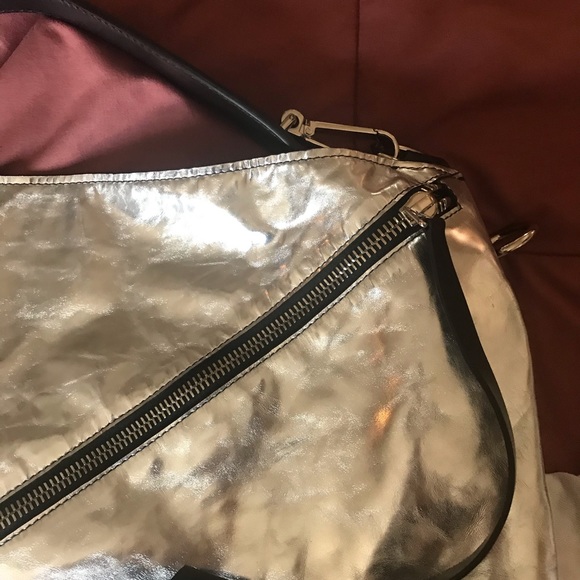 🔥PROENZA SCHOULER🔥 leather silver metallic tote - Picture 2 of 15